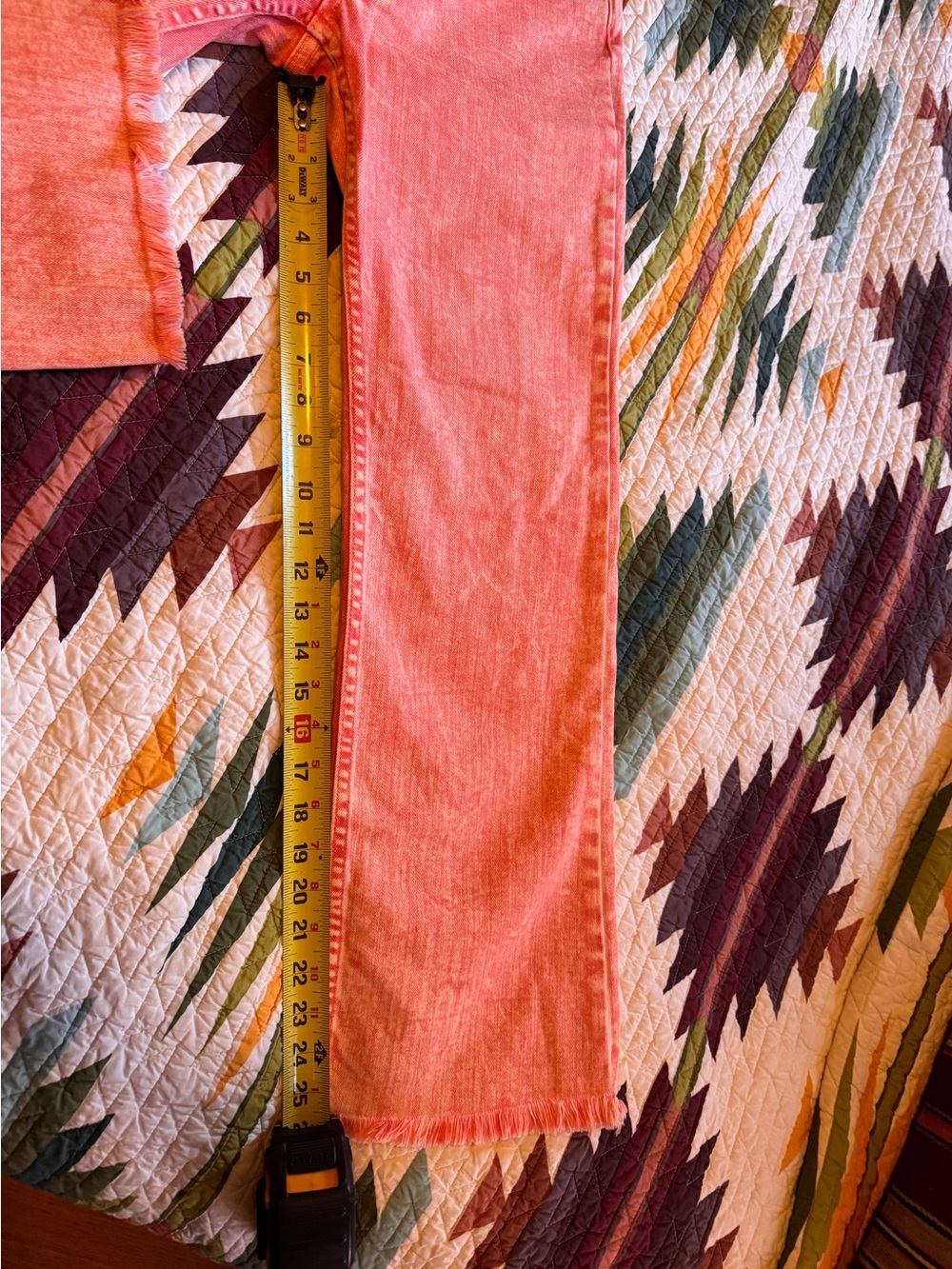 Rachel Comey Coral Pink Acid Wash jeans - Picture 4 of 6